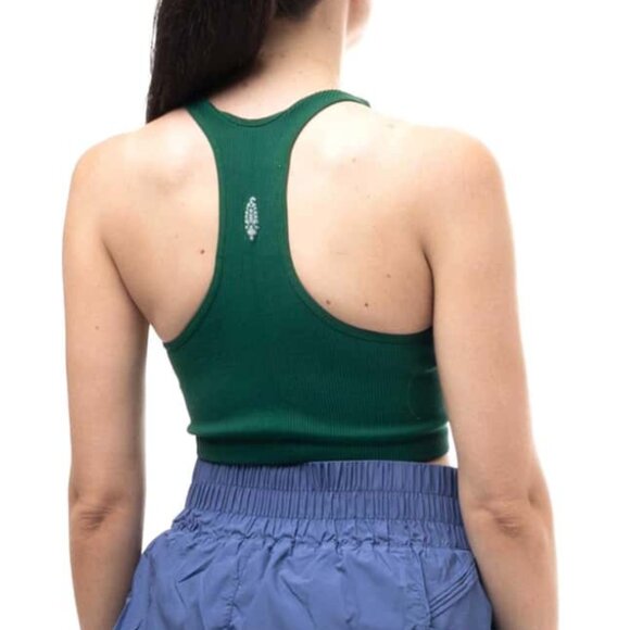 FP Movement Free Throw Ribbed Racerback Tank in Emerald Green Size Small - Picture 5 of 7